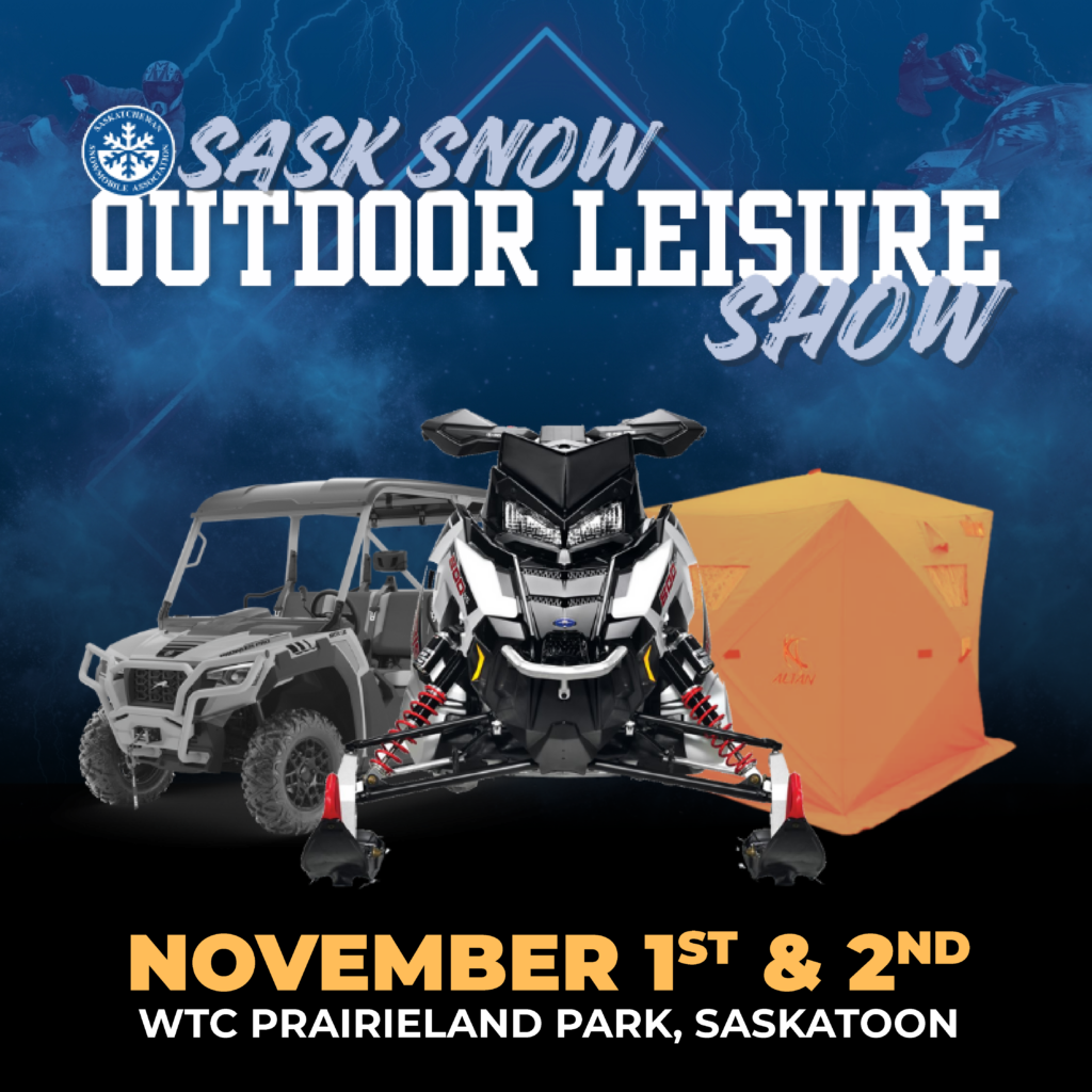 Saskatchewan Snowmobile Show (SasK snOw ShoW) logo